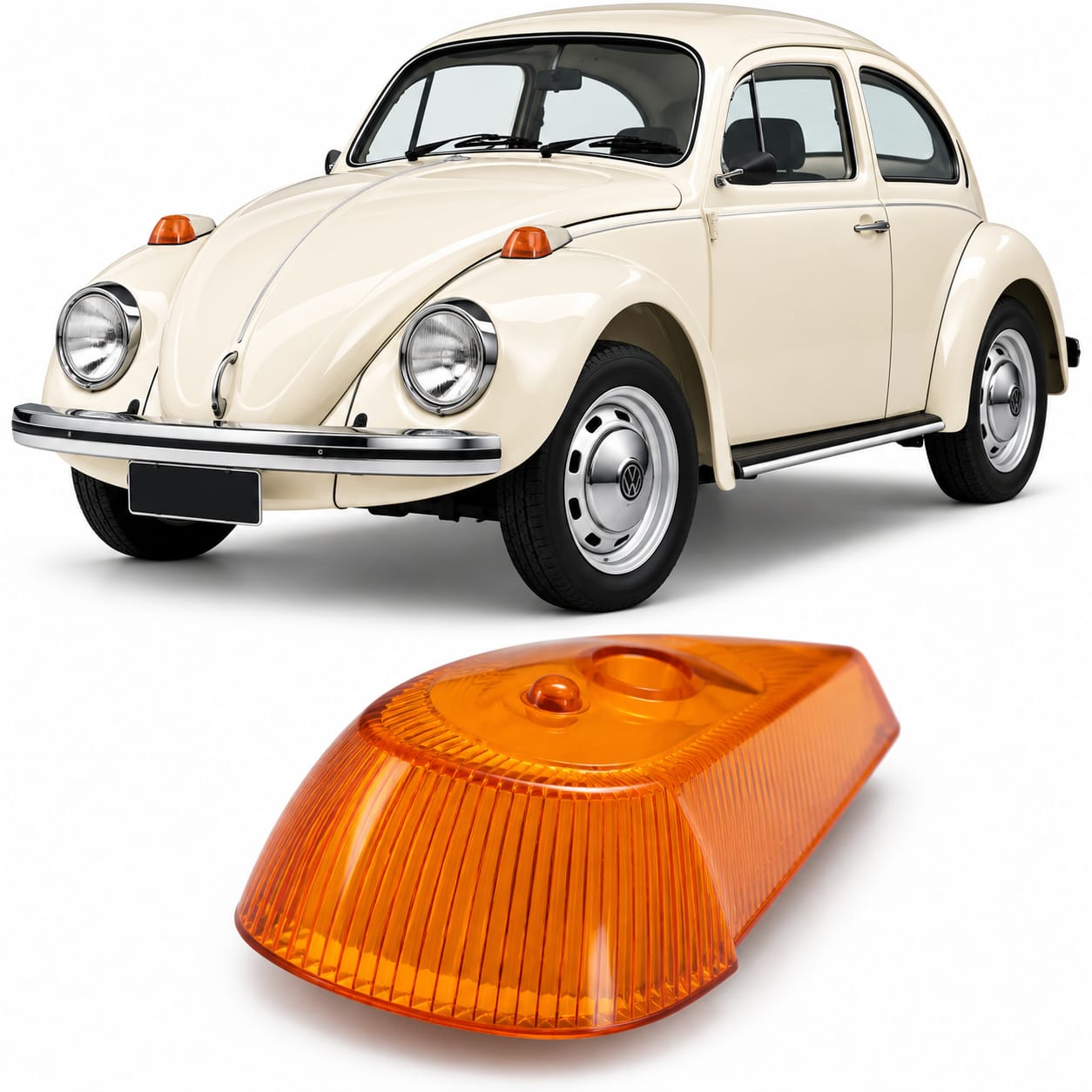 Tapa del guiñador Fusca (Ambar) 1974-1986