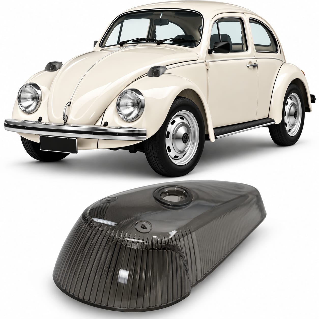 Tapa del guiñador Fusca (Ahumado) 1974-1986